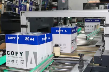 Copy paper packaging line