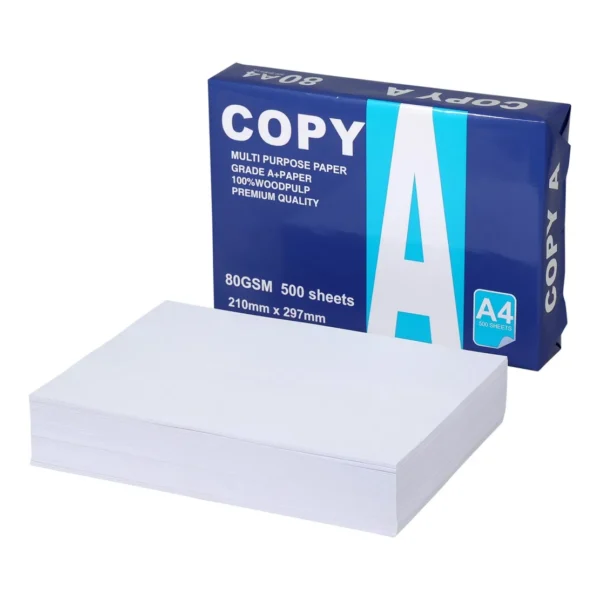 Spot Supply Premium Office Printing Uniform Thickness Fine Paper Texture 70GSM 75GSM 80GSM A4 Copy Paper for Office Communication