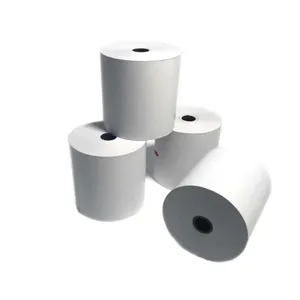 Virgin Wood Pulp Thermal Printer Paper Rolls for Supermarkets