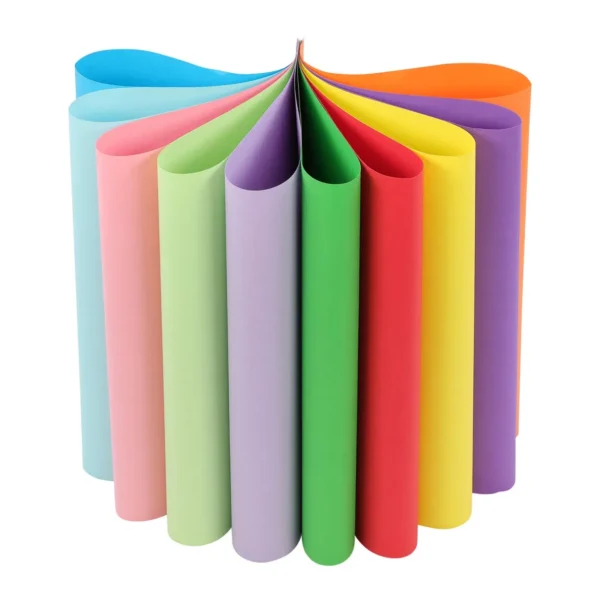 Durable Virgin Wood Pulp High Quality Tear Resistant Craft Color Copy Paper for Office Documents