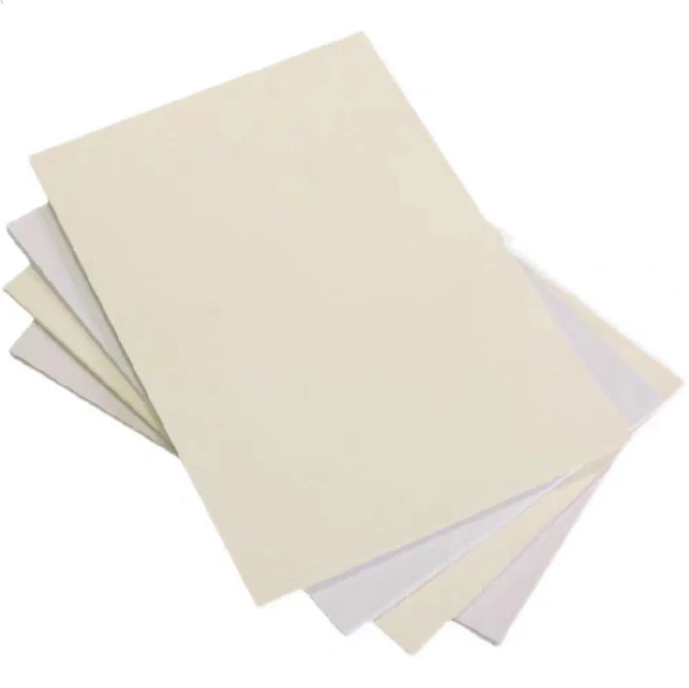 Duplex board paper sheets