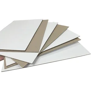 White Duplex Board with Grey Back, 1.5mm Thickness for Quality Printing