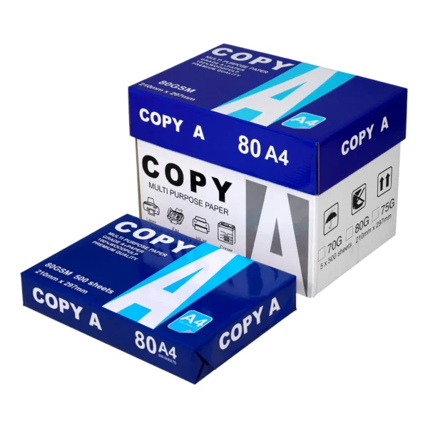 A4 Copy Paper 80g Made From 100% Virgin Pulp