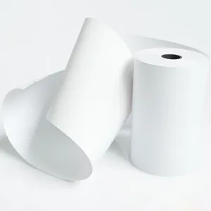 Virgin Wood White Coated 80X80mm Thermal Paper Rolls for Printing
