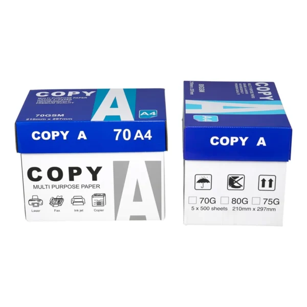 Paper Matte Finish Multipurpose Printer Copier Paper for Advertising Agencies