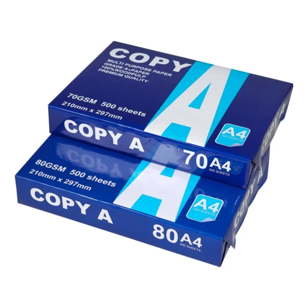 Existing Goods High Quality Wood Pulp Multipurpose Double White 70GSM 75GSM 80GSM Us Size A4 Copy Paper for Home Office