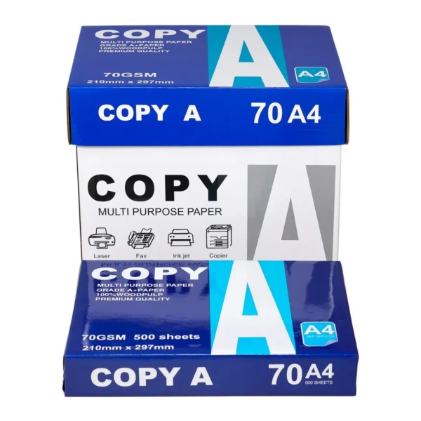 A4 Copy Paper — 70GSM/75GSM/80GSM — A4 (210mm*297mm) (Ref. 2189135932)