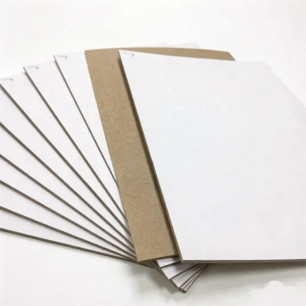 Export Paper Board with White Face and Grey Back 300 GSM Duplex Board for Model Making